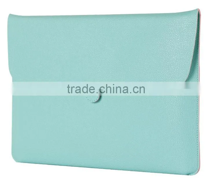 Ultra Slim & Lightweight Laptop Leather Sleeve Bag For Macbook, Carrying Bag Handbag for Macbook