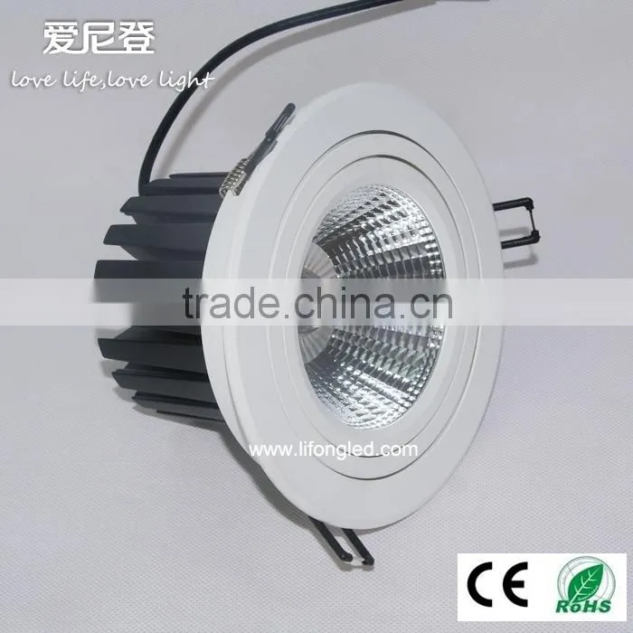 25W Led COB ceiling downlight,Can replace Philips metal halide lamp,pure white