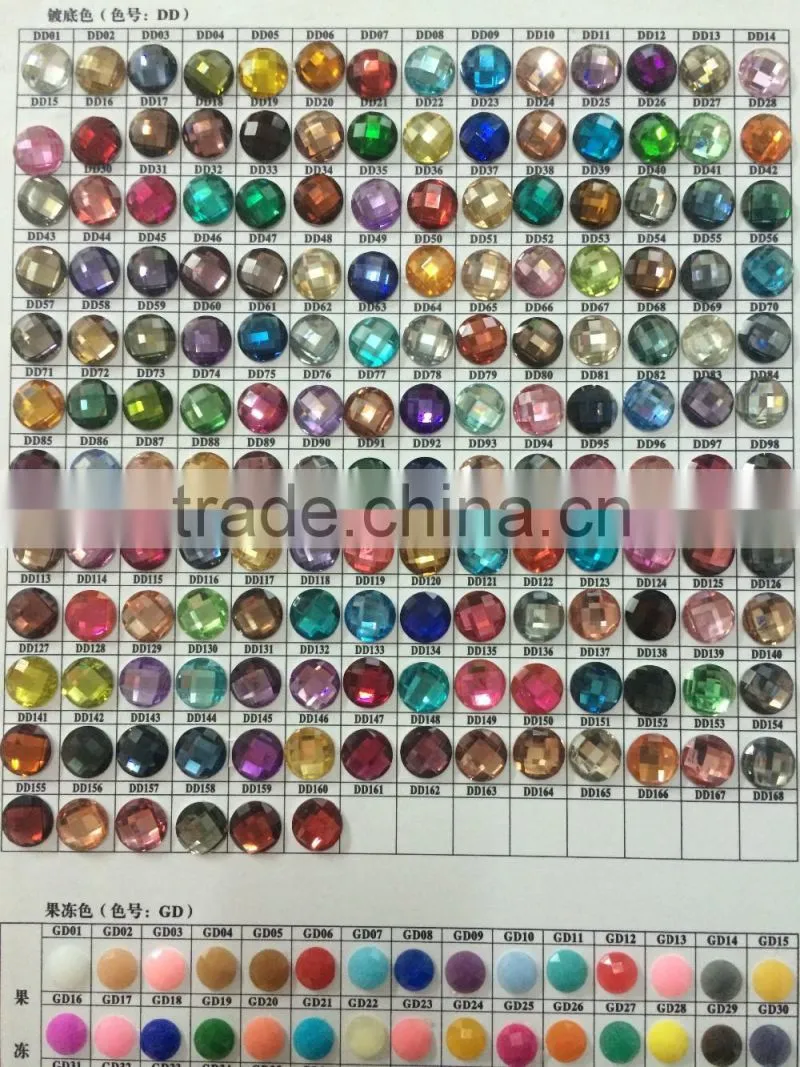 2016 new design different size hotfix resin stone