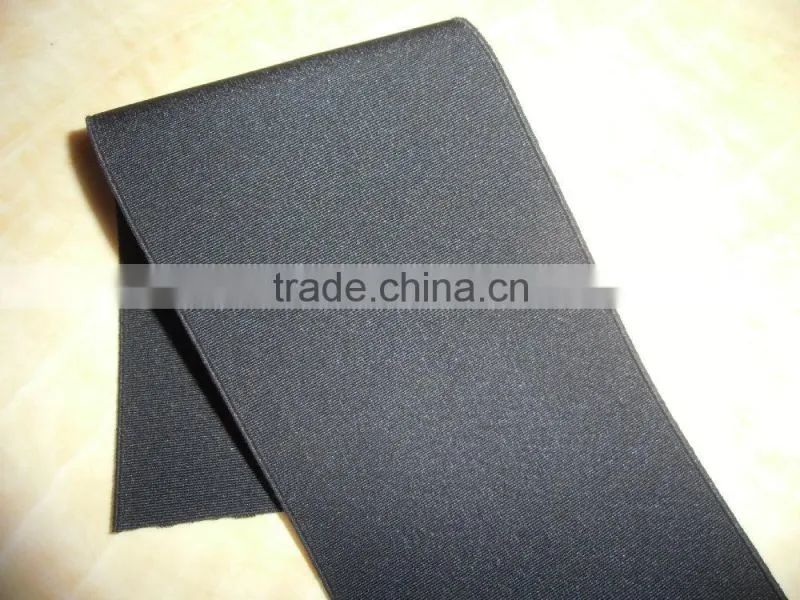 120mm High Stretch Wide Elastic Webbing Black Brown 2015 High Tenacity Elastic