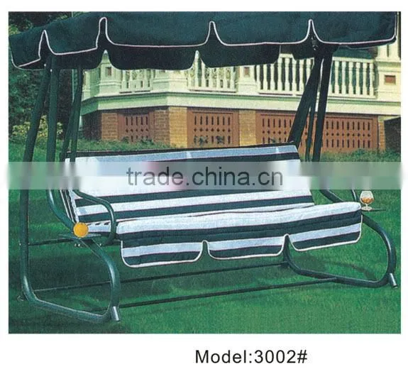 England Stripped iron frame swing chair two seat restaurant swing benches