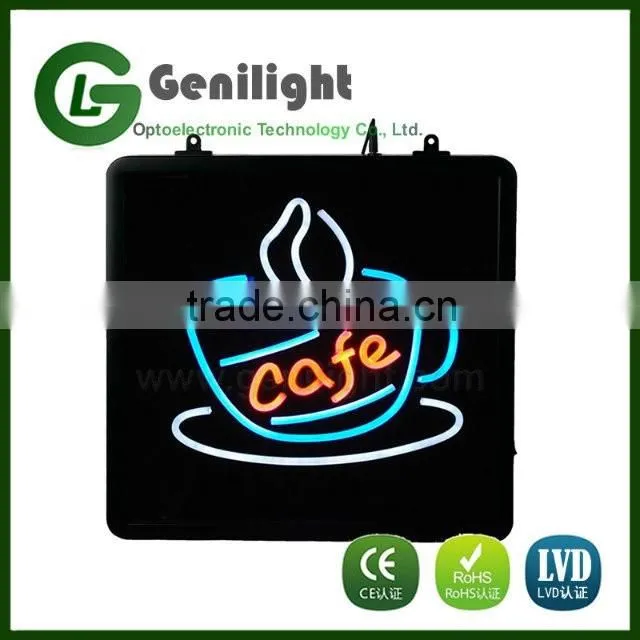 LED Animated Neon Bright Light CAFE Attractive Business Sign