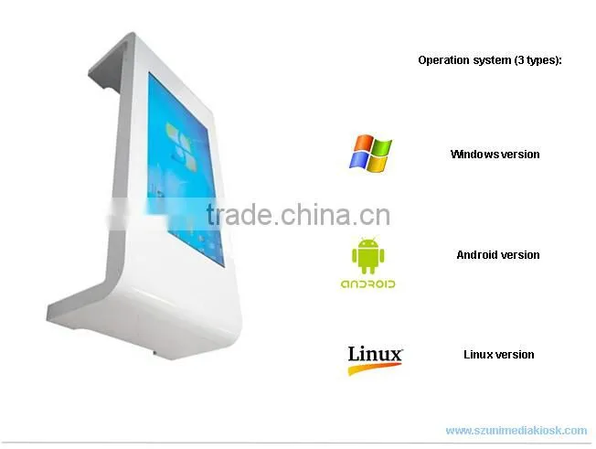 HD wifi interactive 42 inch multi touch screen table kiosk