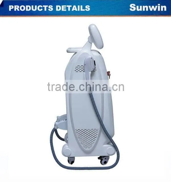 3 year warranty CE approved professional shr hair remove with double handle OPT