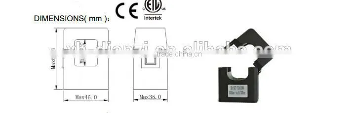 SCT-T24 Split Core CT split core current transformer100A/5A 150A/5A 200A/5A