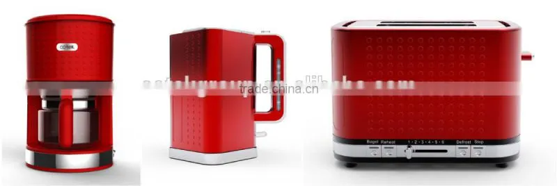 Coffee machine/10-12cup dots desigh electric drip coffee maker with CE, CB, GS, ROHS, EMC, LFGB