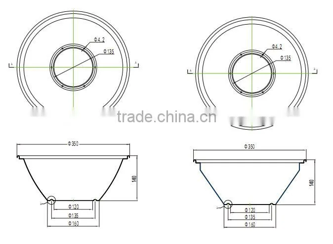 2015 Top Quality Commercial Outdoor Led High Bay Lighting 200W LED Industrial