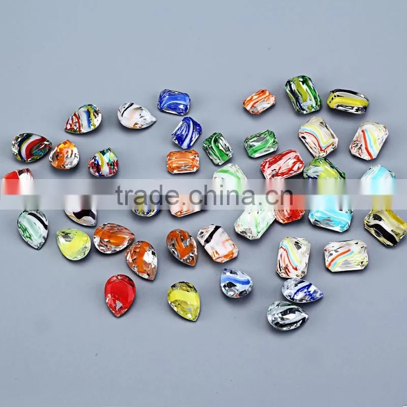 Natural stone cut decorative beads for clothes