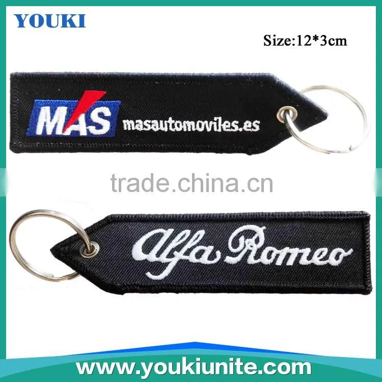 Hot Selling Key Ring Type And Embroidery Keychain YKLP-2009