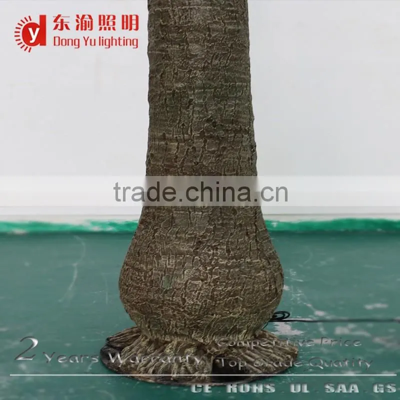 solar led outdoor lanscape light up artificial coconut palm tree sale