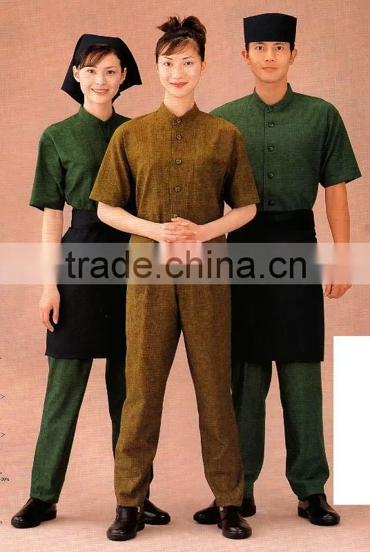 Wholesale tailored resturant receptionist uniform 92