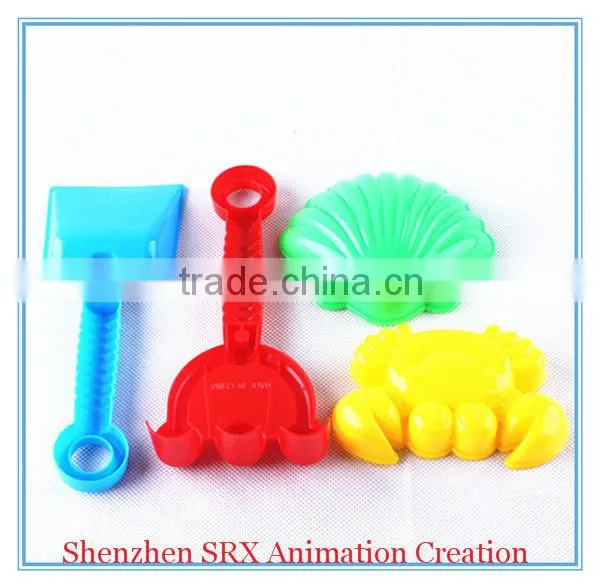 wholesale custom outdoor plastic beach sand tool toys digger molds spade kids beach sand toys