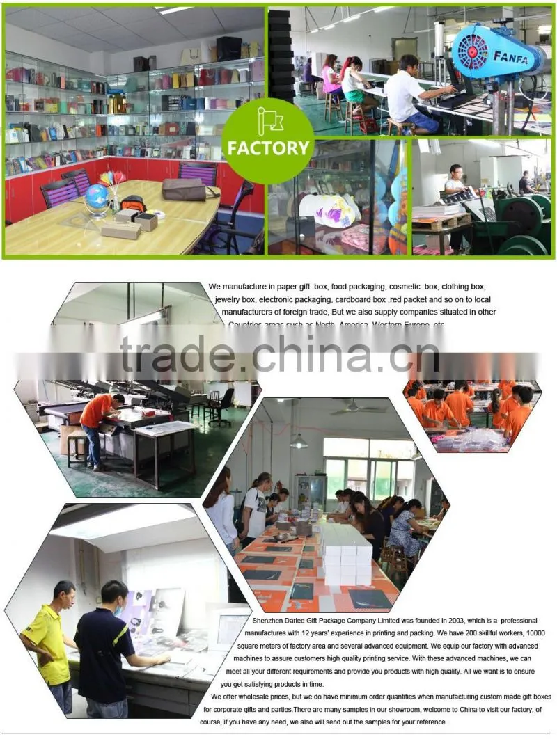 China factory cardboard paper custom purse wallet packaging box with own logo