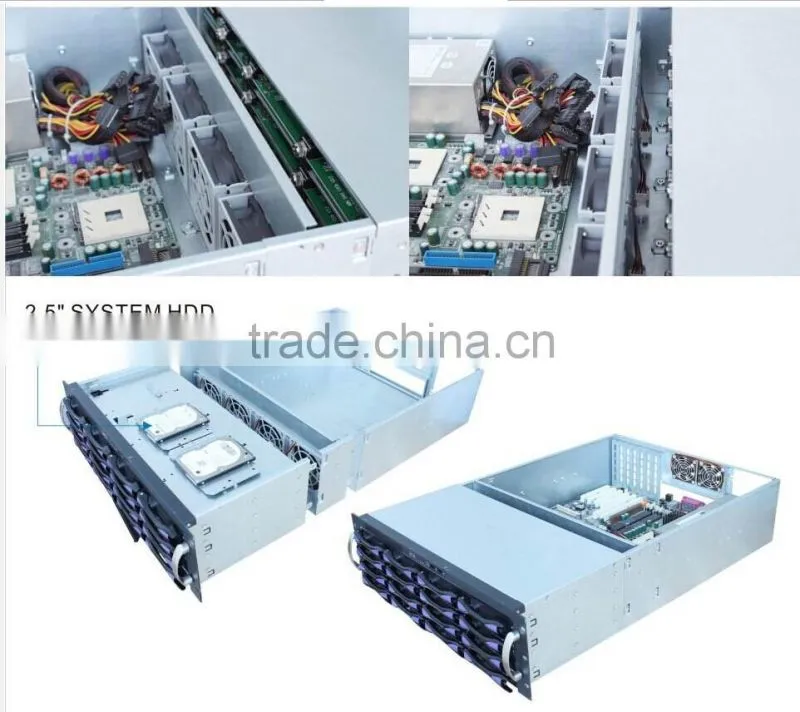 3u rackmount chassis sas backplane hard drive server case