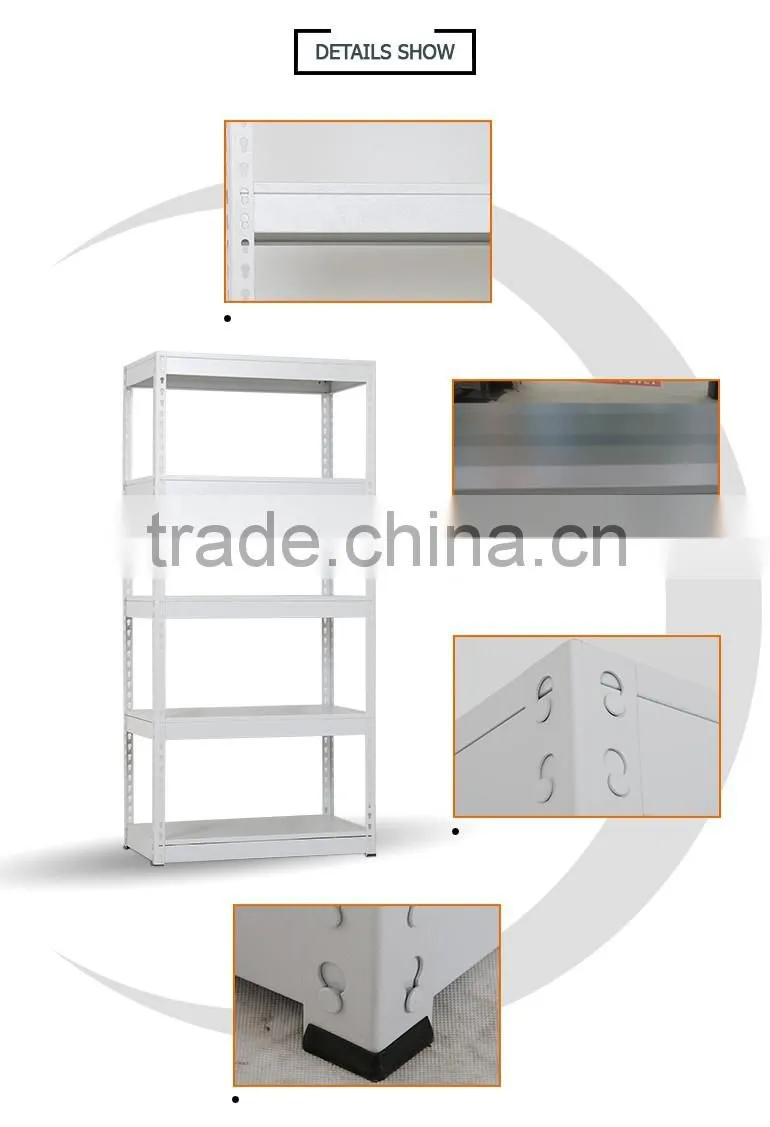 Metallic Material and Single-sided Feature supermarket goods shelf/rack