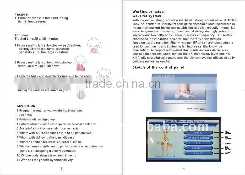 2012 the most multifunctional beauty and slim Equipments