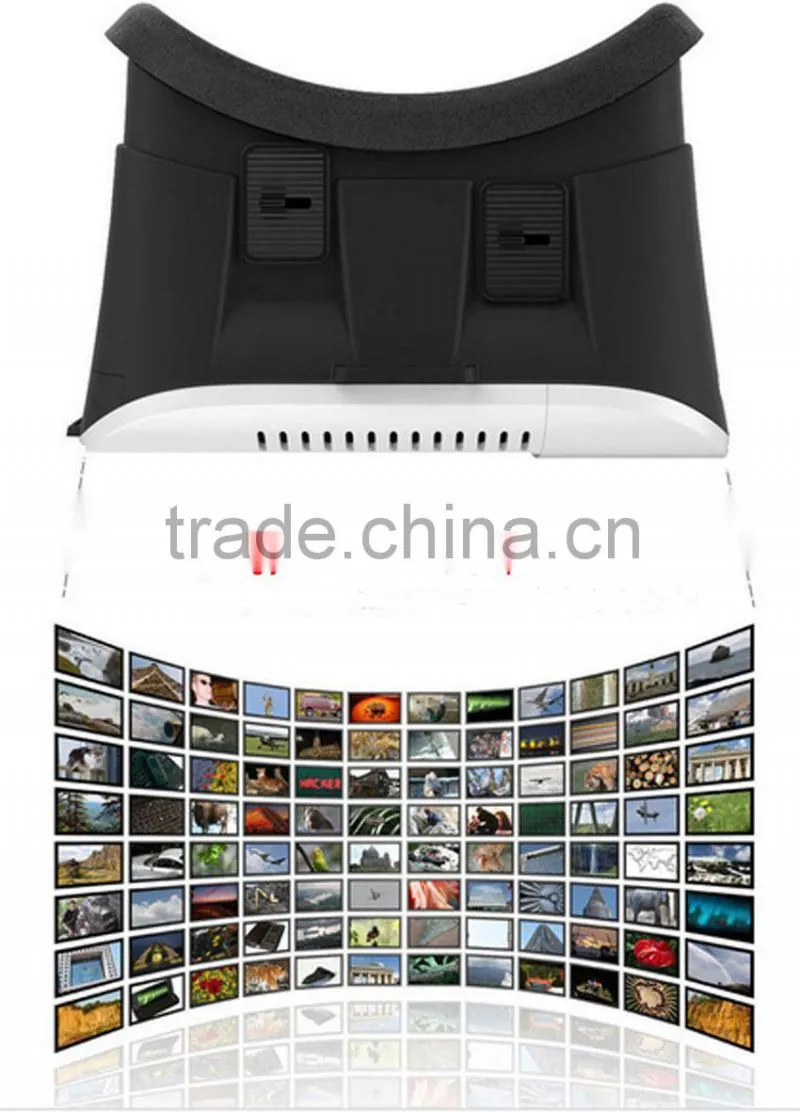 3D Virtual Reality Headset Compatible For Smartphones,Shocking 3d Effect Glasses With Adjustable Strap