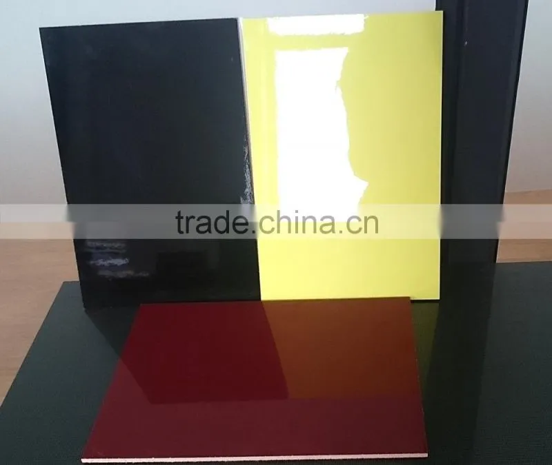 high glossy mdf uv board / UV coated mdf board /UV particle board