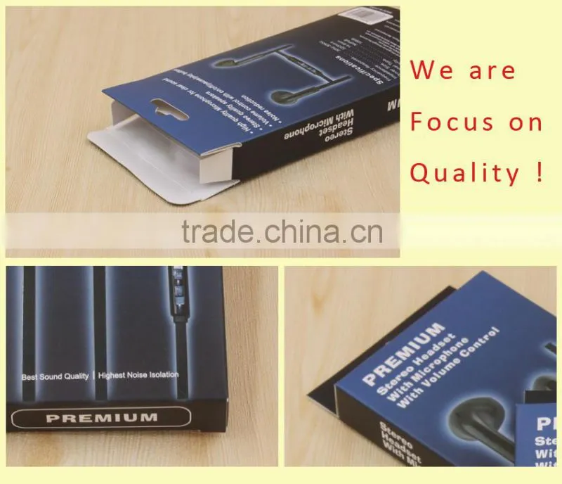 Earplug packaging paper box for electron