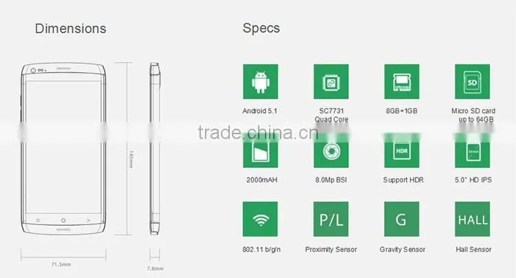 Gold Supplier Cheapest OEM smart 5 inch HD 3G low price china mobile phone