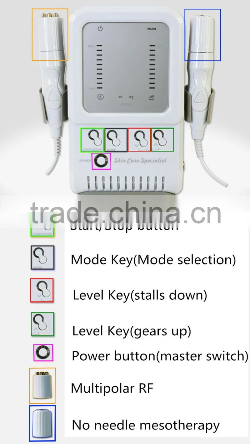 SK-300 Needle free Multipolar RF Mesotherapy equipment with high effect