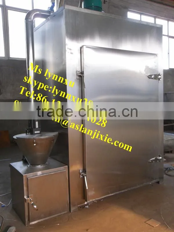 chicken meat smoker /sausage smoking machine/automatic fish smokehouse