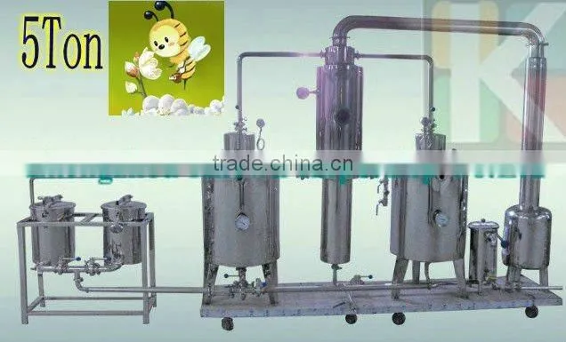 0.5t/day stainless steel honey thicker machine/0086 13673370581