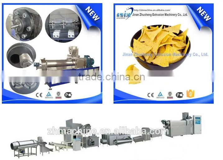 Fully automatic doritos process line/machinery equipment/food machines