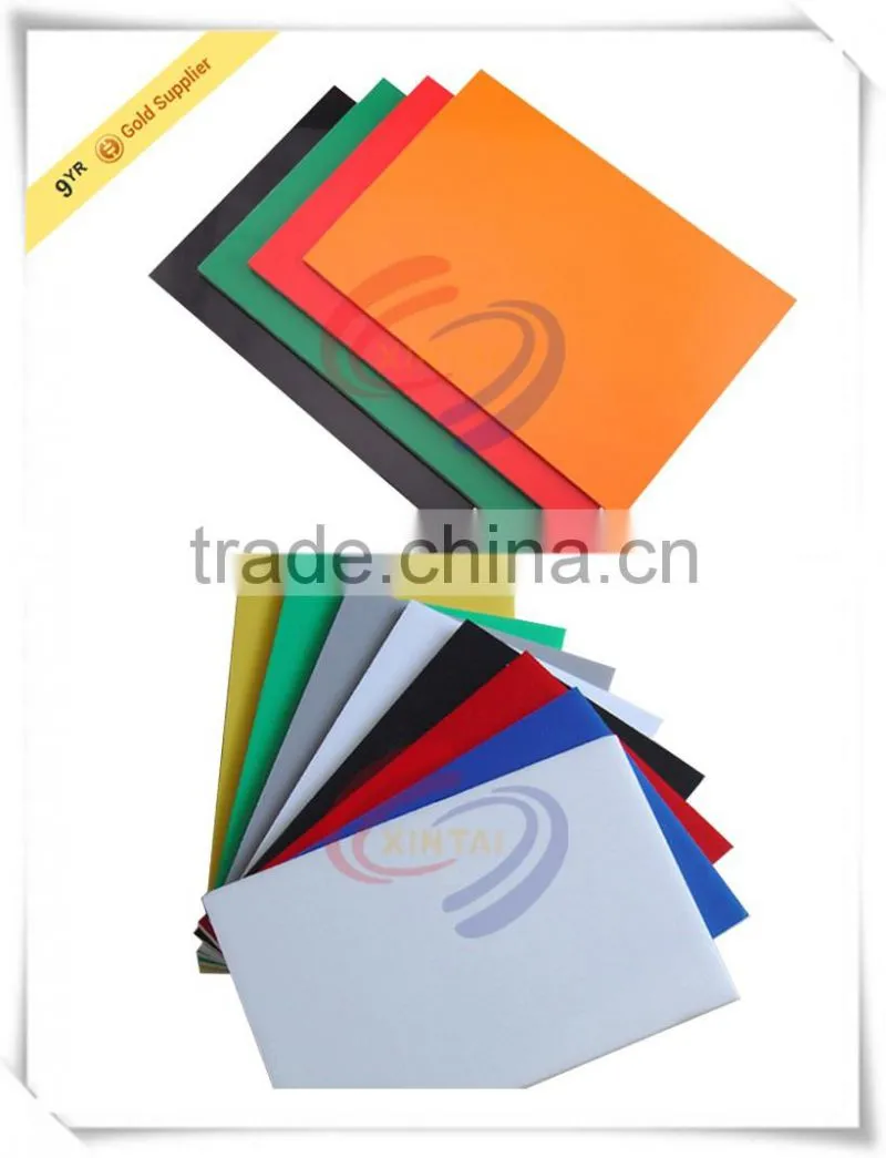 OEM colored plastic sheets from Wenzhou xintai plastic printing co.,ltd