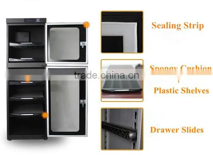 Humidity Control Photography Equipment Camera Lens Storage Cabinet