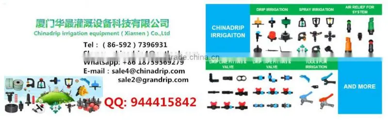 Chinadrip 1/4 Inch Poly Micro Tubing with .250 OD soaker hose pipe