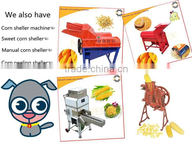 Neweek agricultural peeling machine yellow maize green corn stripper