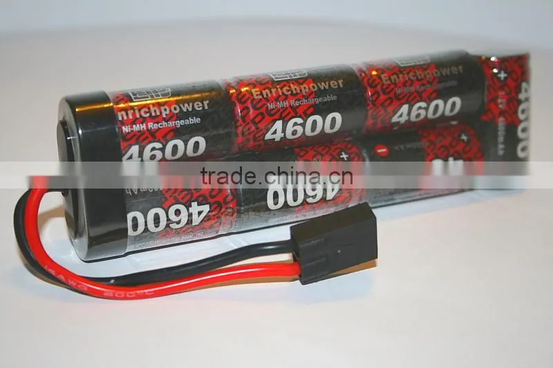 Airsoft gun battery 7.2V 5000mAh 10C rc nimh battery