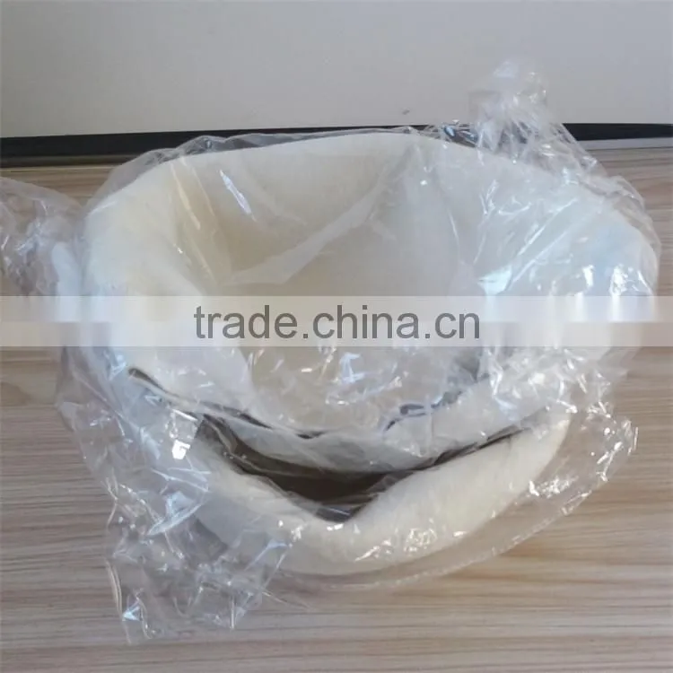 felt hat used for head form impact test of safty glazing