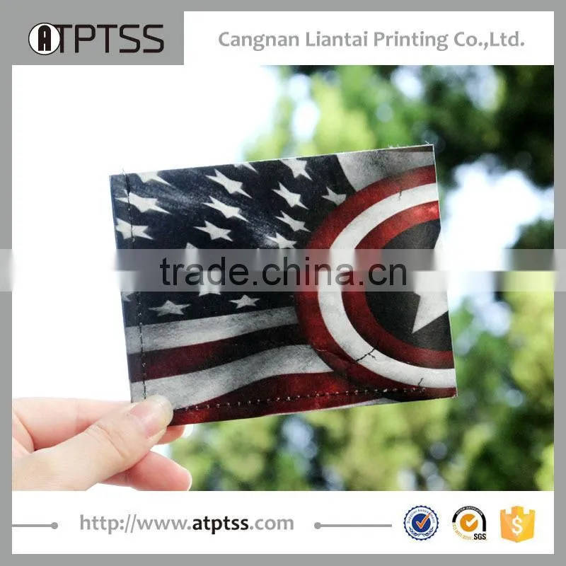 LT-Captain america tyvek billfold with card holder