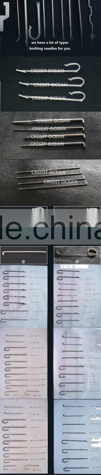 Credit Ocean all kinds of weaving looms parts Knitting Needles