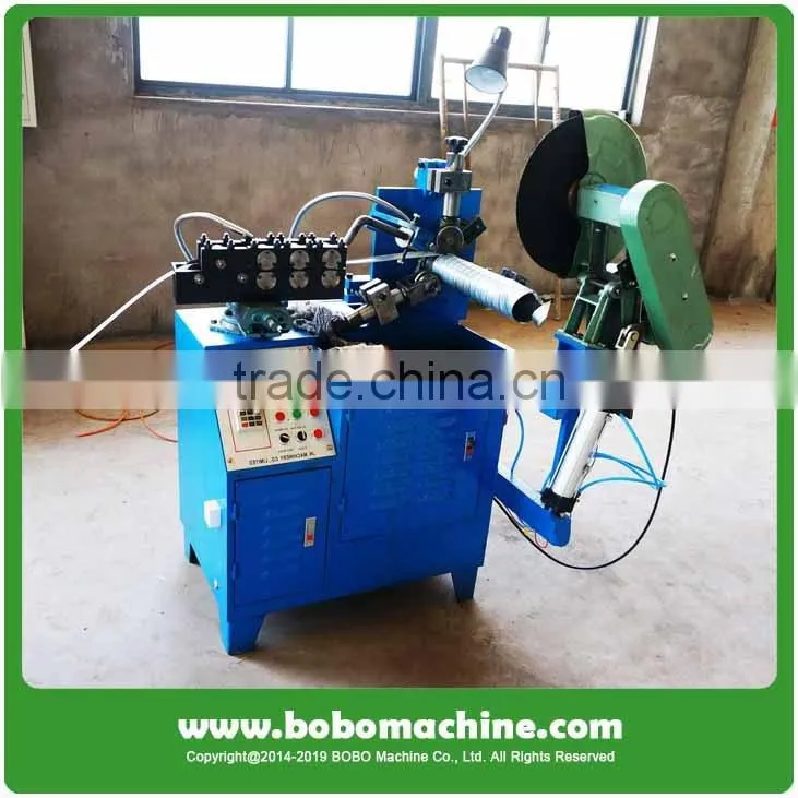 Metal spiral corrugated duct making machine