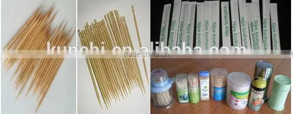 Professional exported bamboo tooth picks making machine with whole solutions
