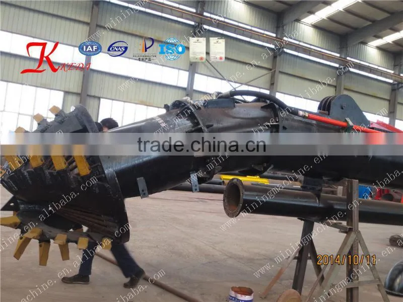 economize ,efficient and low consumption hydraulic cutter suction dredger KDCSD260