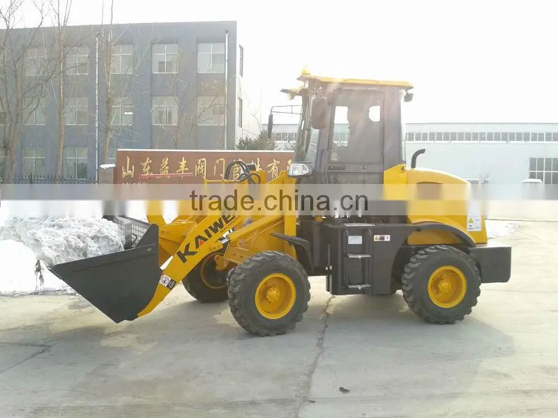 hydraulic zl16 front end loader with wood grapple