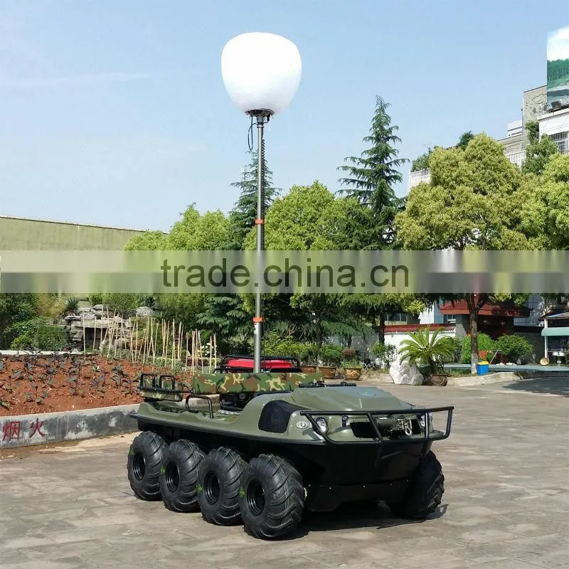 XBH 8x8-2(C) Emergency Lighting Vehicle atv 800cc 8 wheels amphibious vehicles all terrains anfibio car