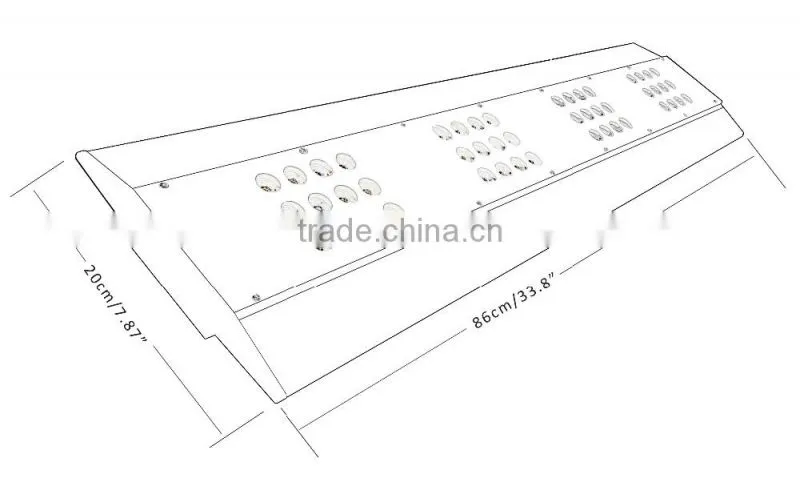 Aquarium accessories 4ft wifi 300w led aquarium light
