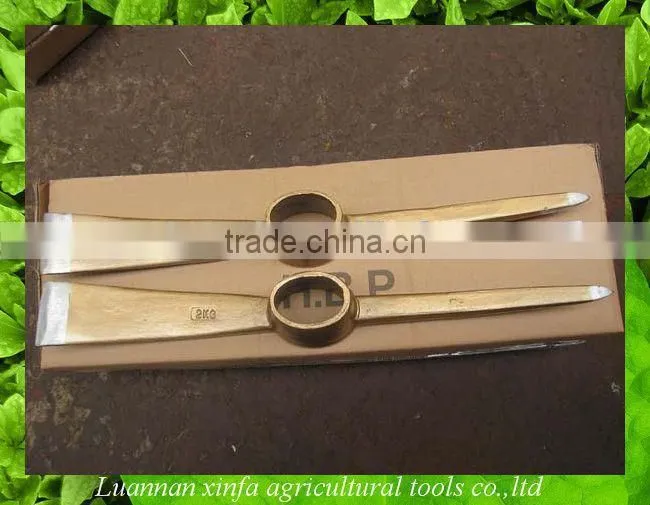 garden forged steel pickaxe head