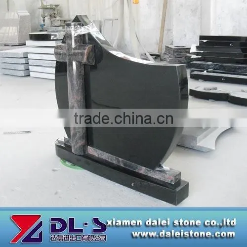 black granite headstones
