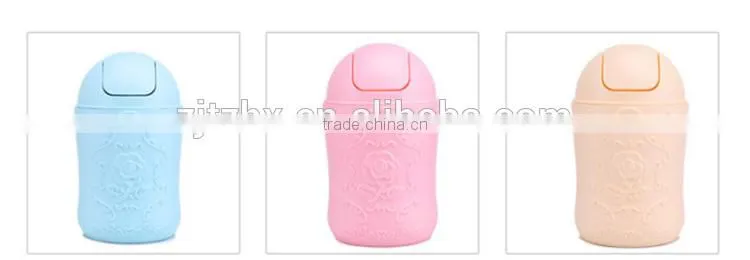 Plastic Desktop Mini trash Bin Trash Can used for Car Dustbin