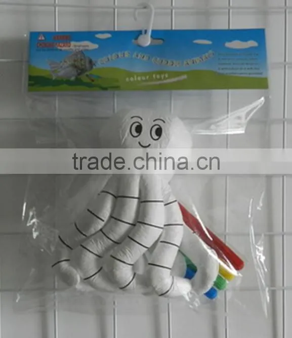 Store More Smile Face Octopus Craft Stripe Color Animal Doll