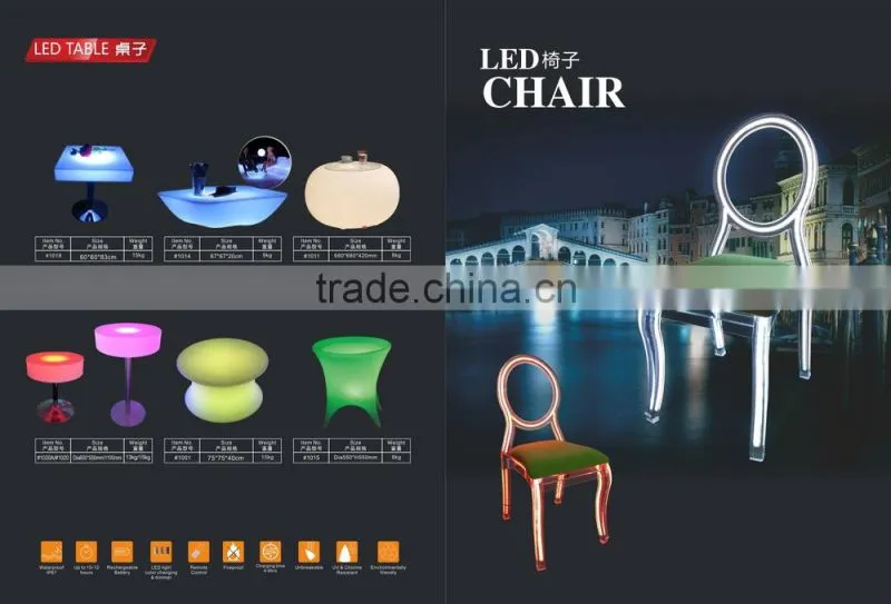 led glass bar table party cocktail tables wholesale led bar desk