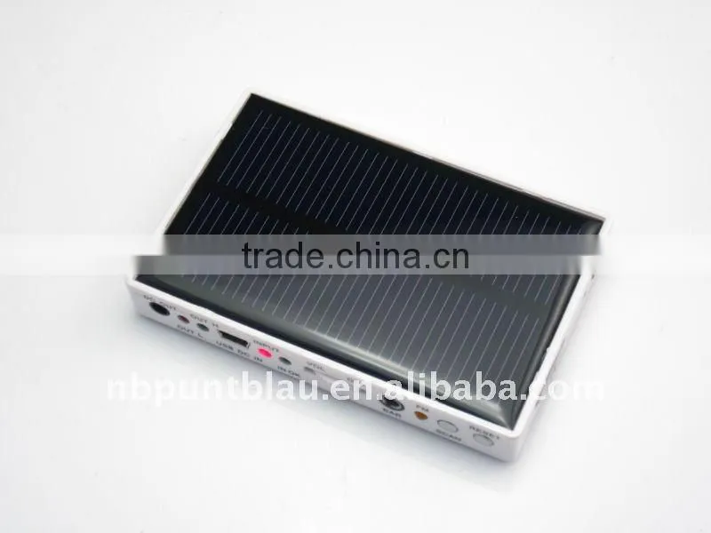solar charger with radio