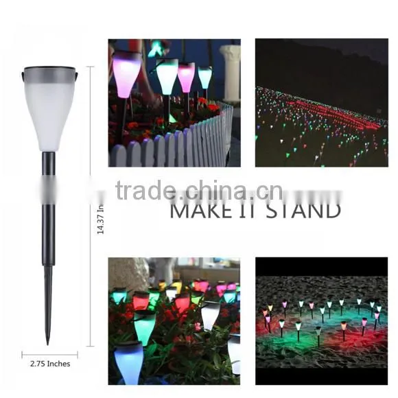 7-Color Solar LED light Garden lamp lawn lamp