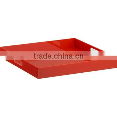 High quality Clear Acrylic Serving Trays ,Home Storage Organization Storage Acrylic Trays